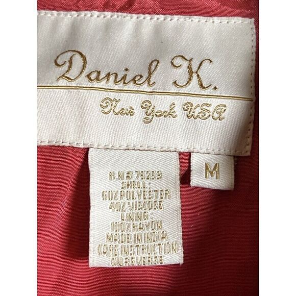 Vintage Patchwork jacket Medium Butterfly aplique sequins cross stitched.  Z - Picture 8 of 12